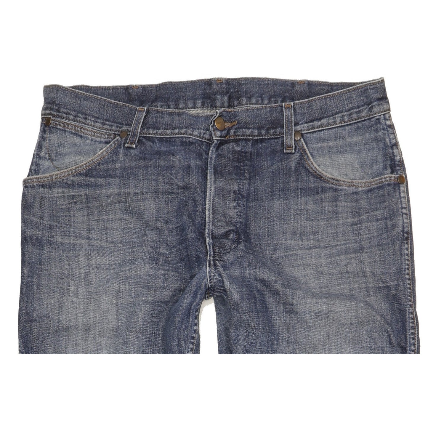 Wrangler Grant Men Blue Straight Regular Jeans W34 L33
