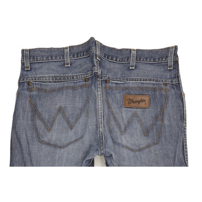 Wrangler Grant Men Blue Straight Regular Jeans W34 L33