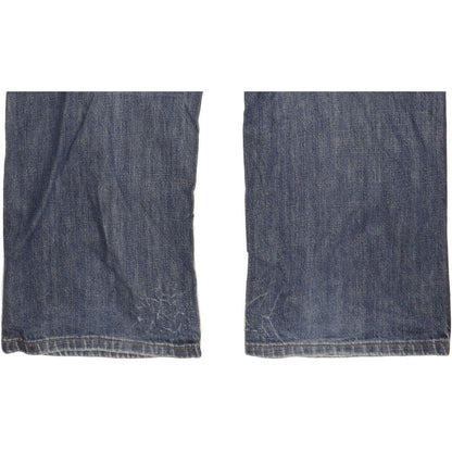 Wrangler Grant Men Blue Straight Regular Jeans W34 L33