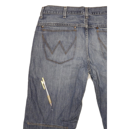 Wrangler Grant Men Blue Straight Regular Jeans W34 L33