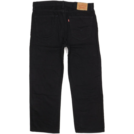 Levi's 751 Men Black Straight Regular Jeans W38 L28
