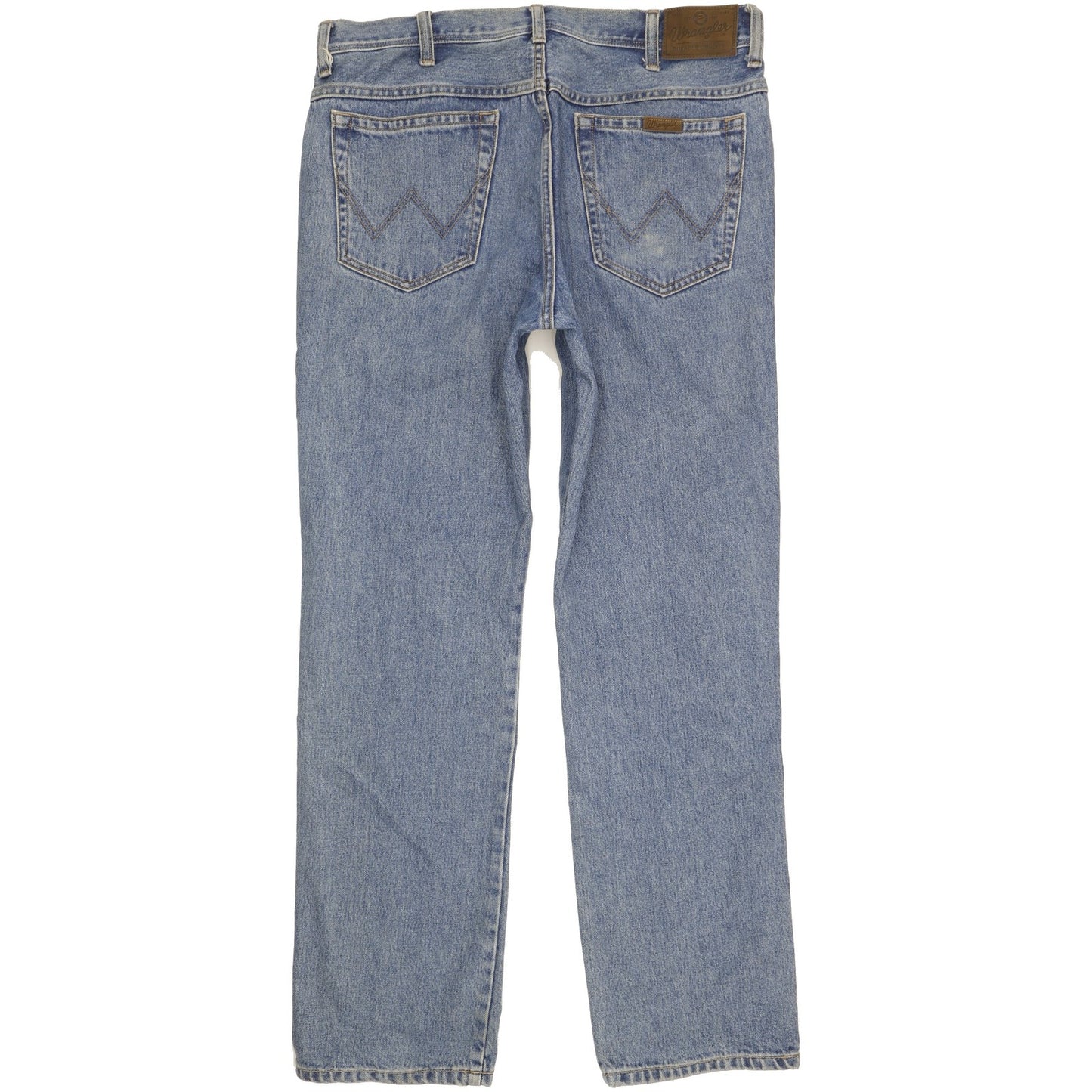 Wrangler Durable Quality Men Blue Straight Regular Jeans W36 L32