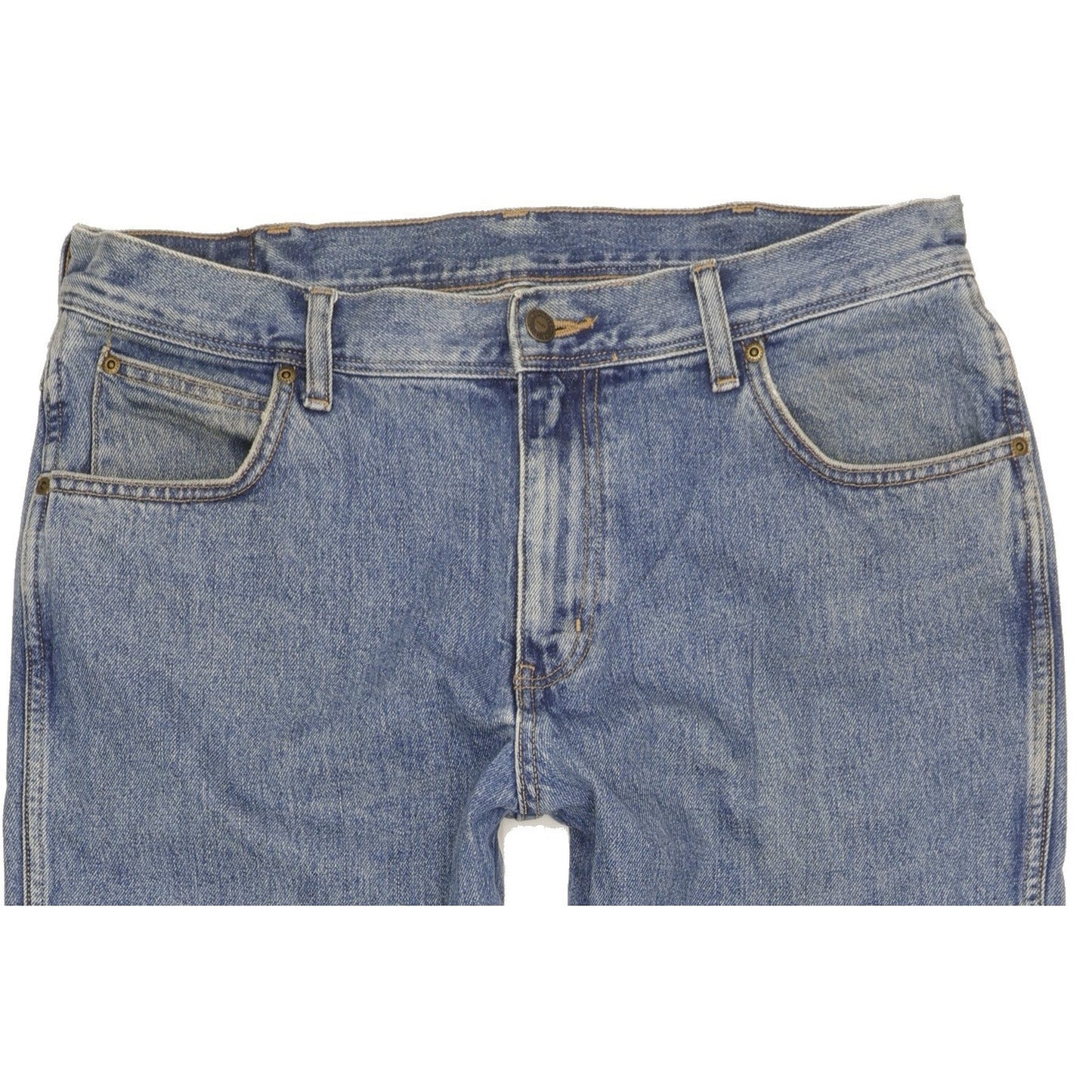 Wrangler Durable Quality Men Blue Straight Regular Jeans W36 L32