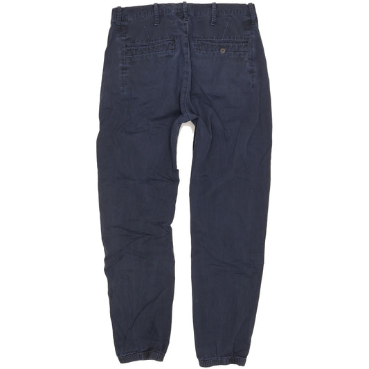 G-Star Boyfriend Men Blue Tapered Regular Chino Stretch Trousers W28 L28