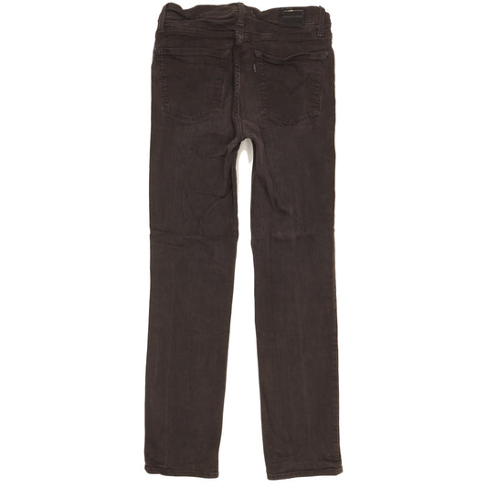 Levi's 724 Women Black Straight Slim Stretch Jeans W29 L28