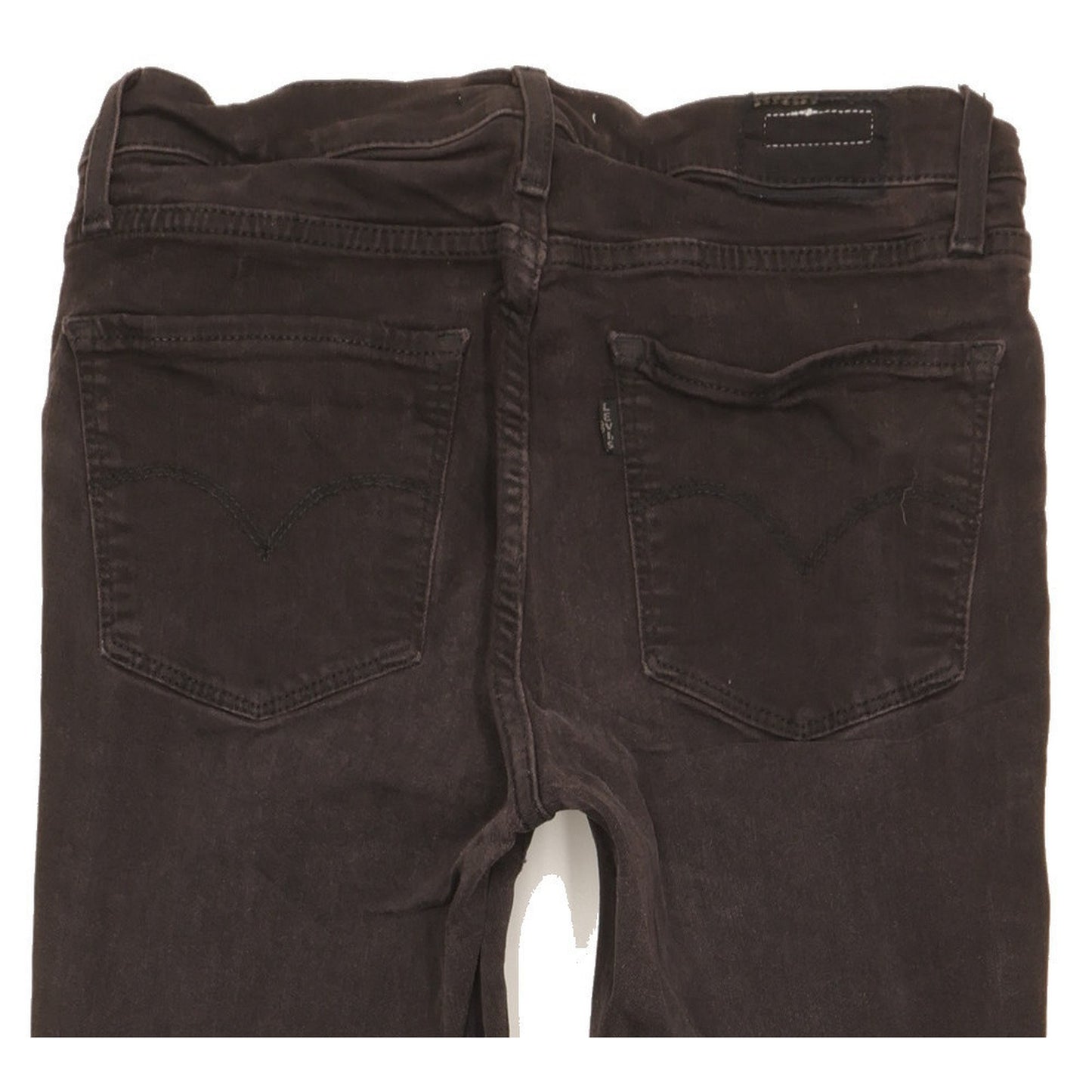 Levi's 724 Women Black Straight Slim Stretch Jeans W29 L28