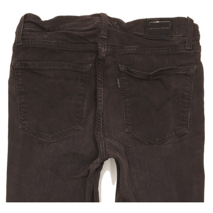 Levi's 724 Women Black Straight Slim Stretch Jeans W29 L28