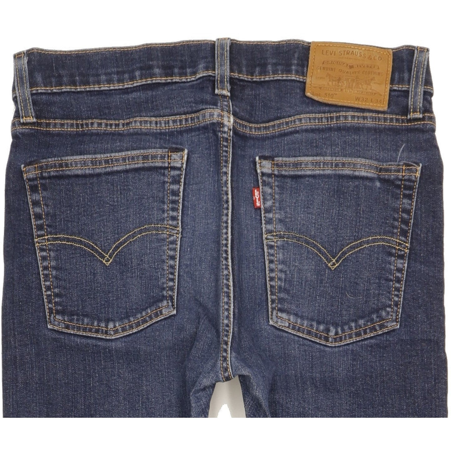 Levi's 510 Men Blue Skinny Slim Stretch Jeans W32 L33