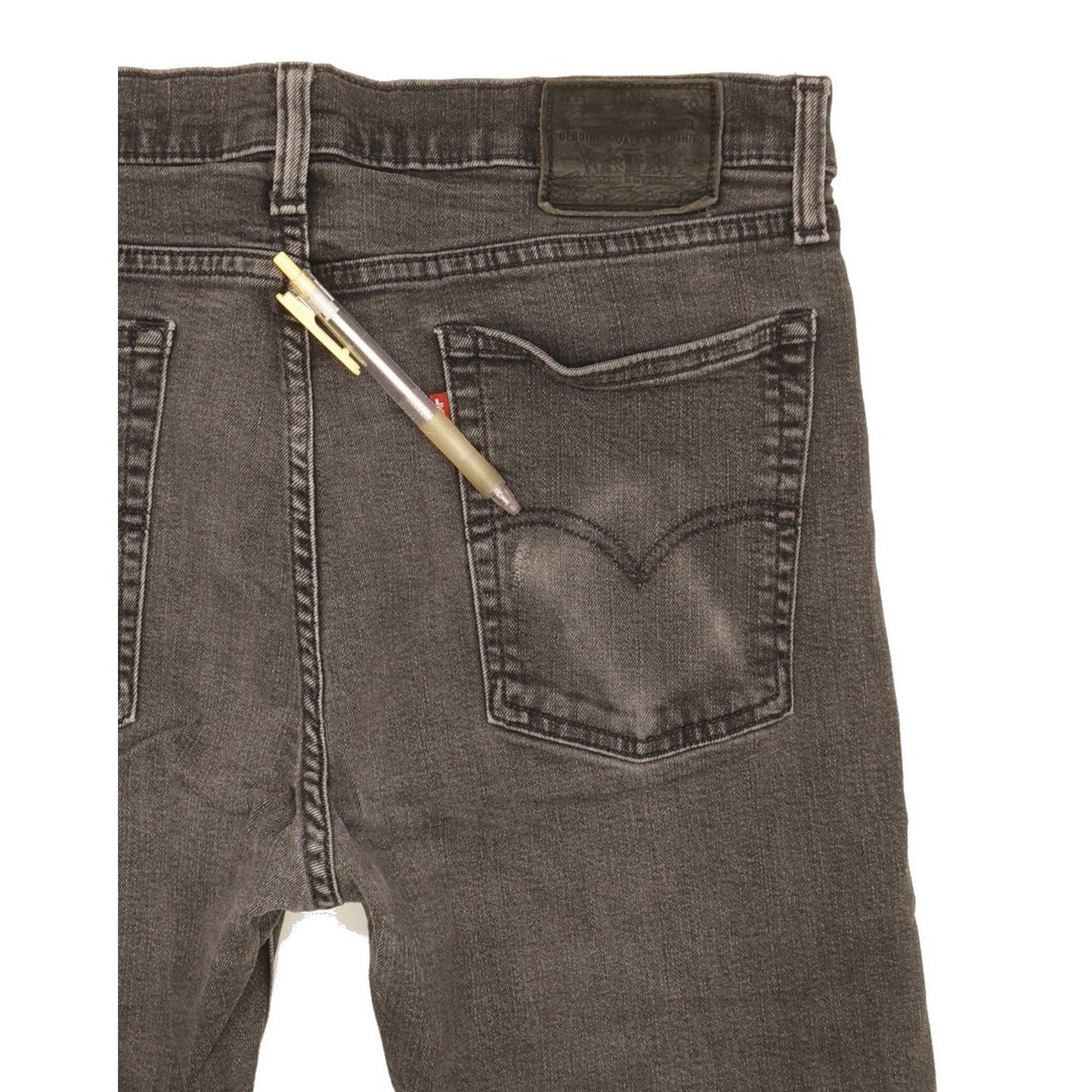 Levi's 510 Men Grey Skinny Slim Stretch Jeans W36 L28