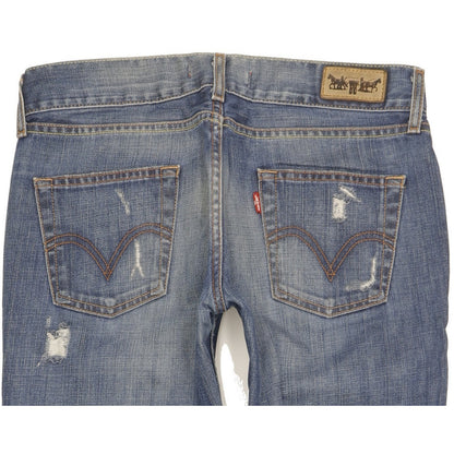 Levi's Patty Anne Women Blue Straight Slim Jeans W31 L29