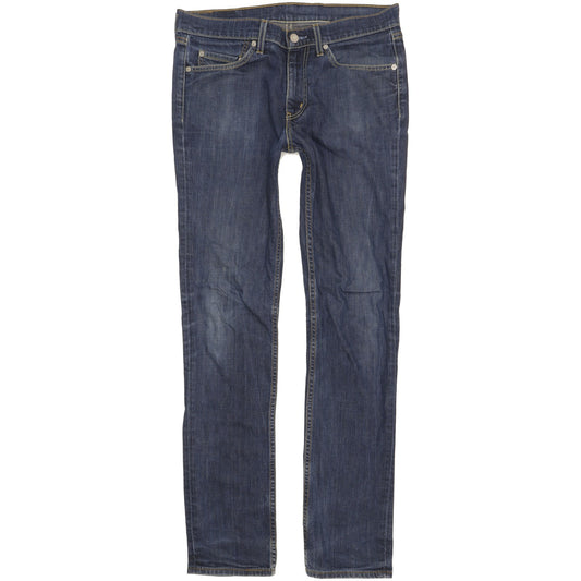 Levi's 510 Men Blue Skinny Slim Stretch Jeans W32 L34