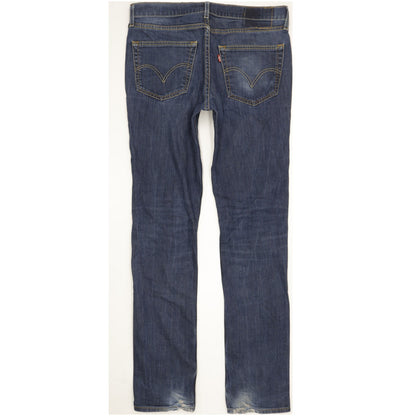 Levi's 510 Men Blue Skinny Slim Stretch Jeans W32 L34