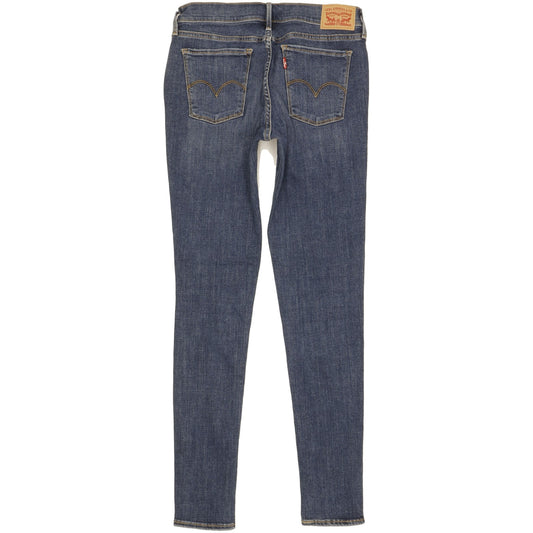 Levi's 710 Super Women Blue Skinny Slim Stretch Jeans W29 L32