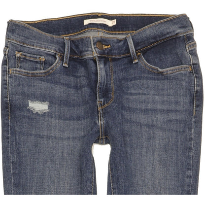 Levi's 710 Super Women Blue Skinny Slim Stretch Jeans W29 L32