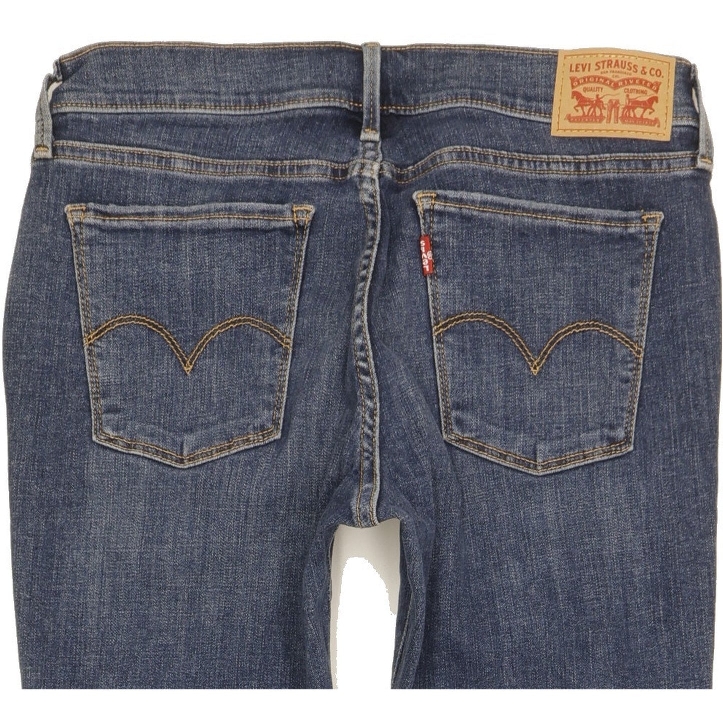 Levi's 710 Super Women Blue Skinny Slim Stretch Jeans W29 L32