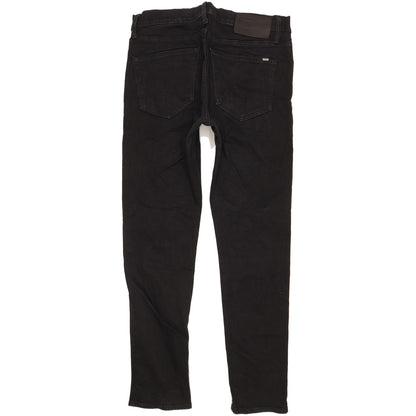 G-Star 3301 Men Black Straight Slim Stretch Jeans W32 L31