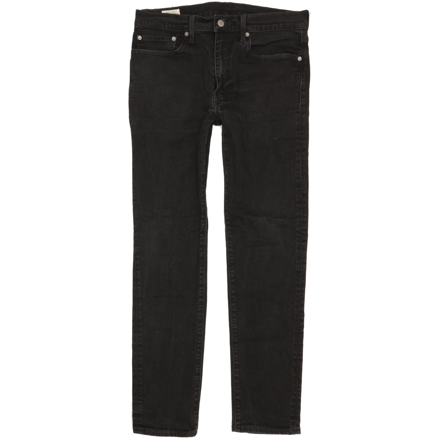 Levi's 502 Men Black Tapered Slim Stretch Jeans W34 L31