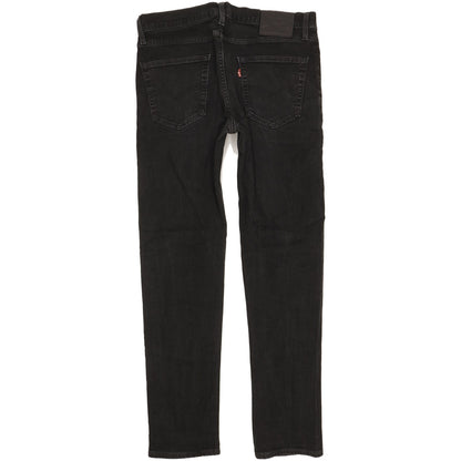 Levi's 502 Men Black Tapered Slim Stretch Jeans W34 L31