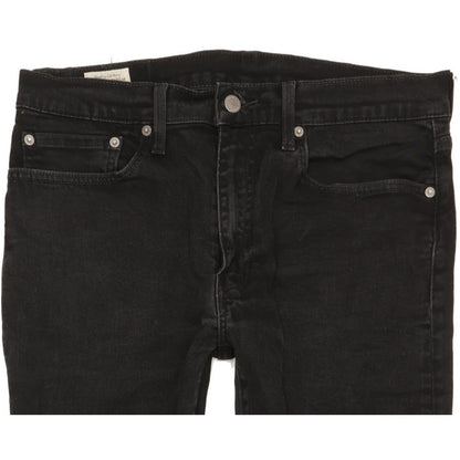 Levi's 502 Men Black Tapered Slim Stretch Jeans W34 L31