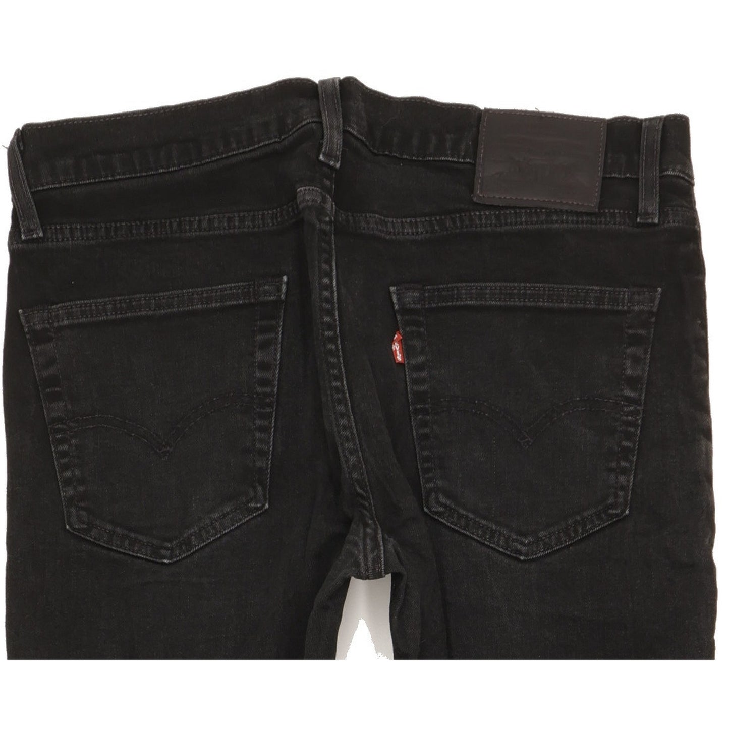Levi's 502 Men Black Tapered Slim Stretch Jeans W34 L31
