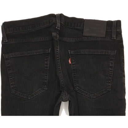 Levi's 502 Men Black Tapered Slim Stretch Jeans W34 L31
