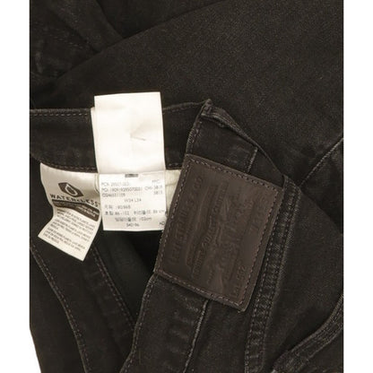Levi's 502 Men Black Tapered Slim Stretch Jeans W34 L31