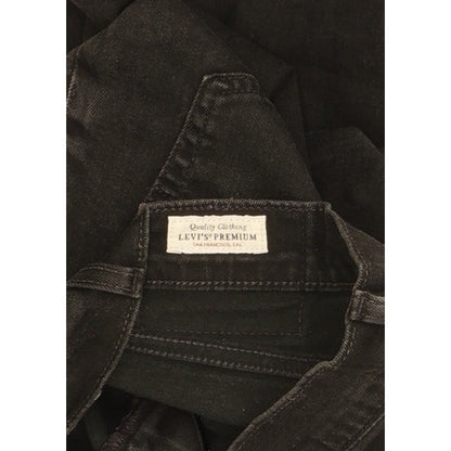 Levi's 502 Men Black Tapered Slim Stretch Jeans W34 L31