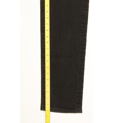 Levi's 502 Men Black Tapered Slim Stretch Jeans W34 L31