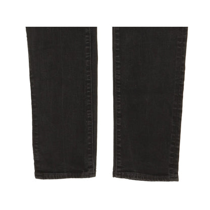 Levi's 502 Men Black Tapered Slim Stretch Jeans W34 L31