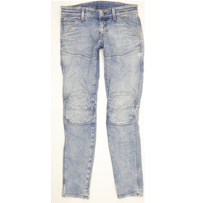G-Star 5620 3D Men Blue Skinny Slim Stretch Jeans W32 L32