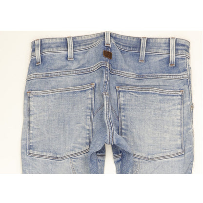 G-Star 5620 3D Men Blue Skinny Slim Stretch Jeans W32 L32