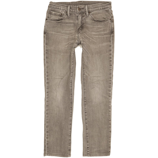 Levi's 511 Men Grey Straight Slim Stretch Jeans W29 L28