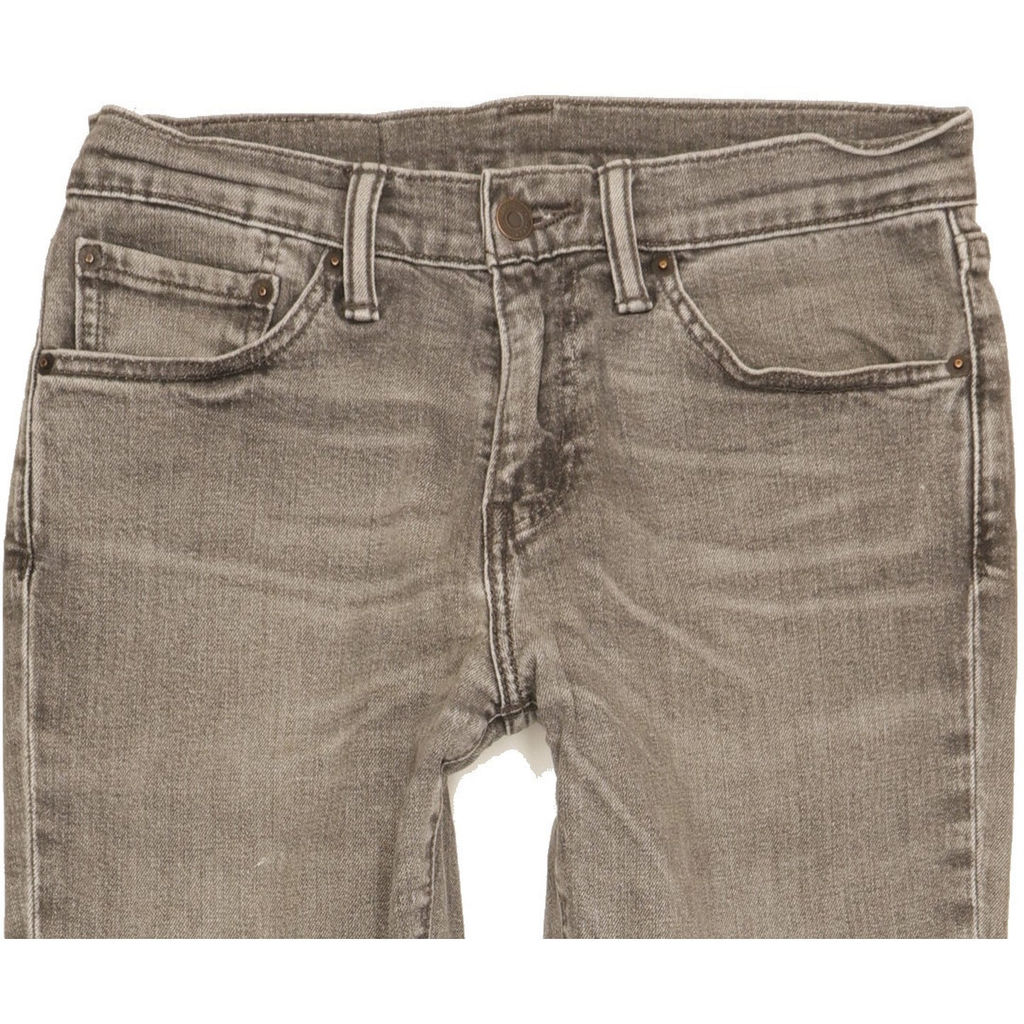 Levi's 511 Men Grey Straight Slim Stretch Jeans W29 L28