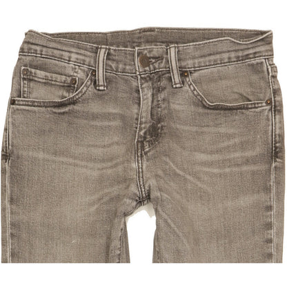Levi's 511 Men Grey Straight Slim Stretch Jeans W29 L28