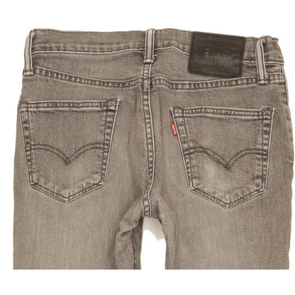 Levi's 511 Men Grey Straight Slim Stretch Jeans W29 L28