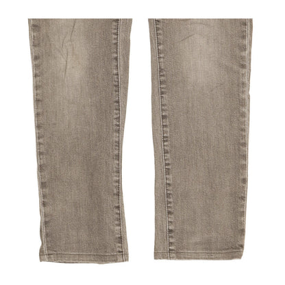 Levi's 511 Men Grey Straight Slim Stretch Jeans W29 L28