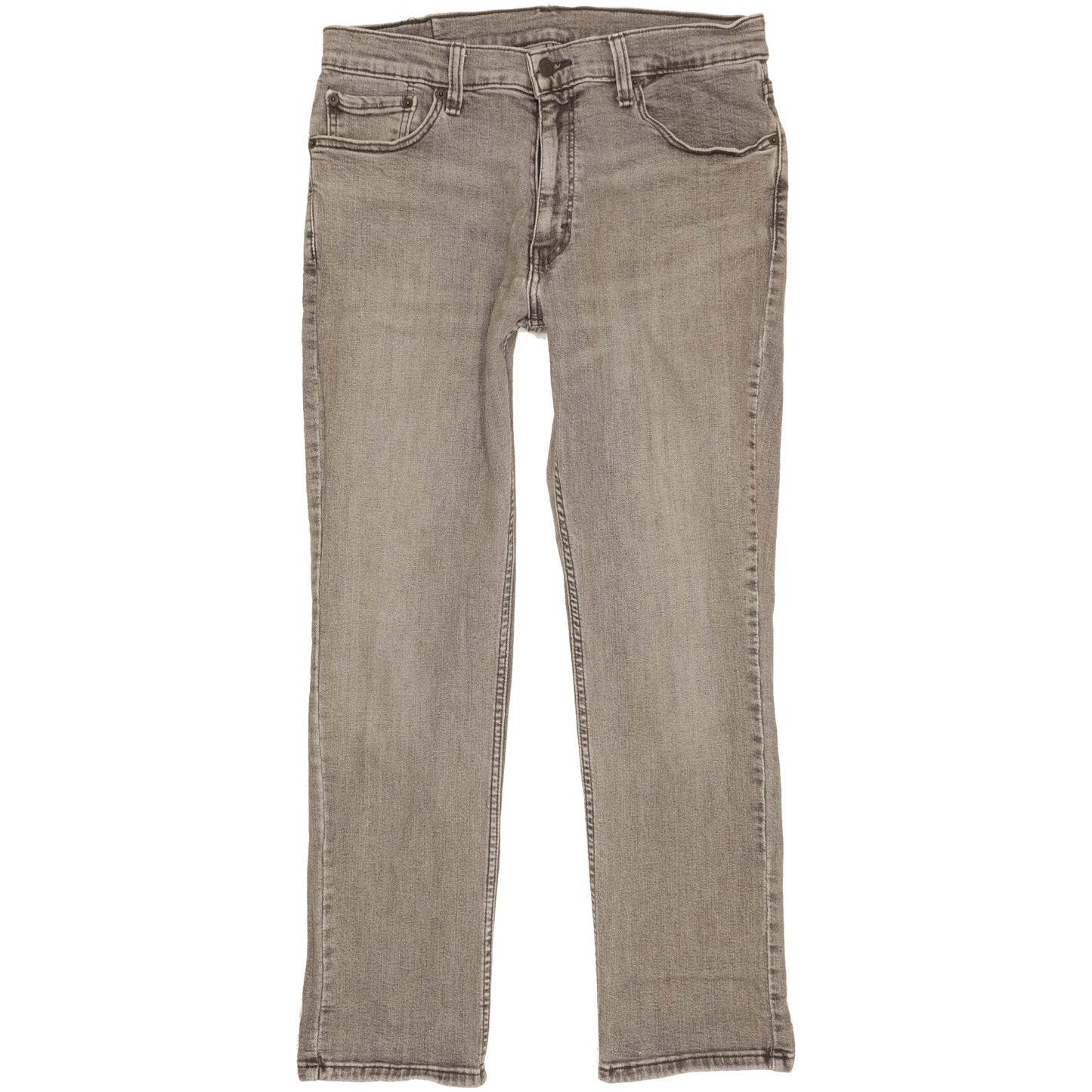 Levi's 511 Men Grey Straight Slim Stretch Jeans W36 L29