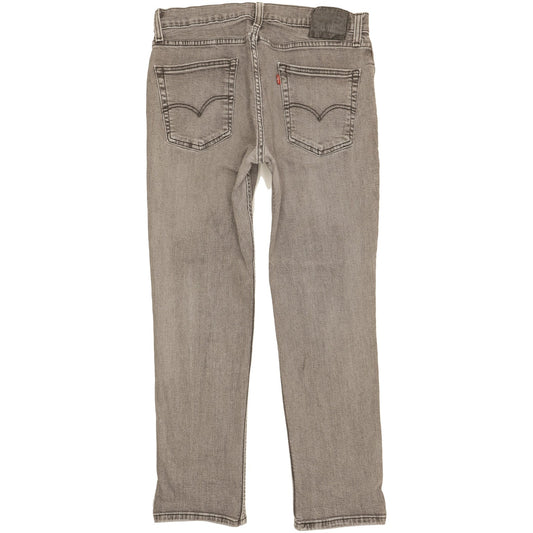 Levi's 511 Men Grey Straight Slim Stretch Jeans W36 L29