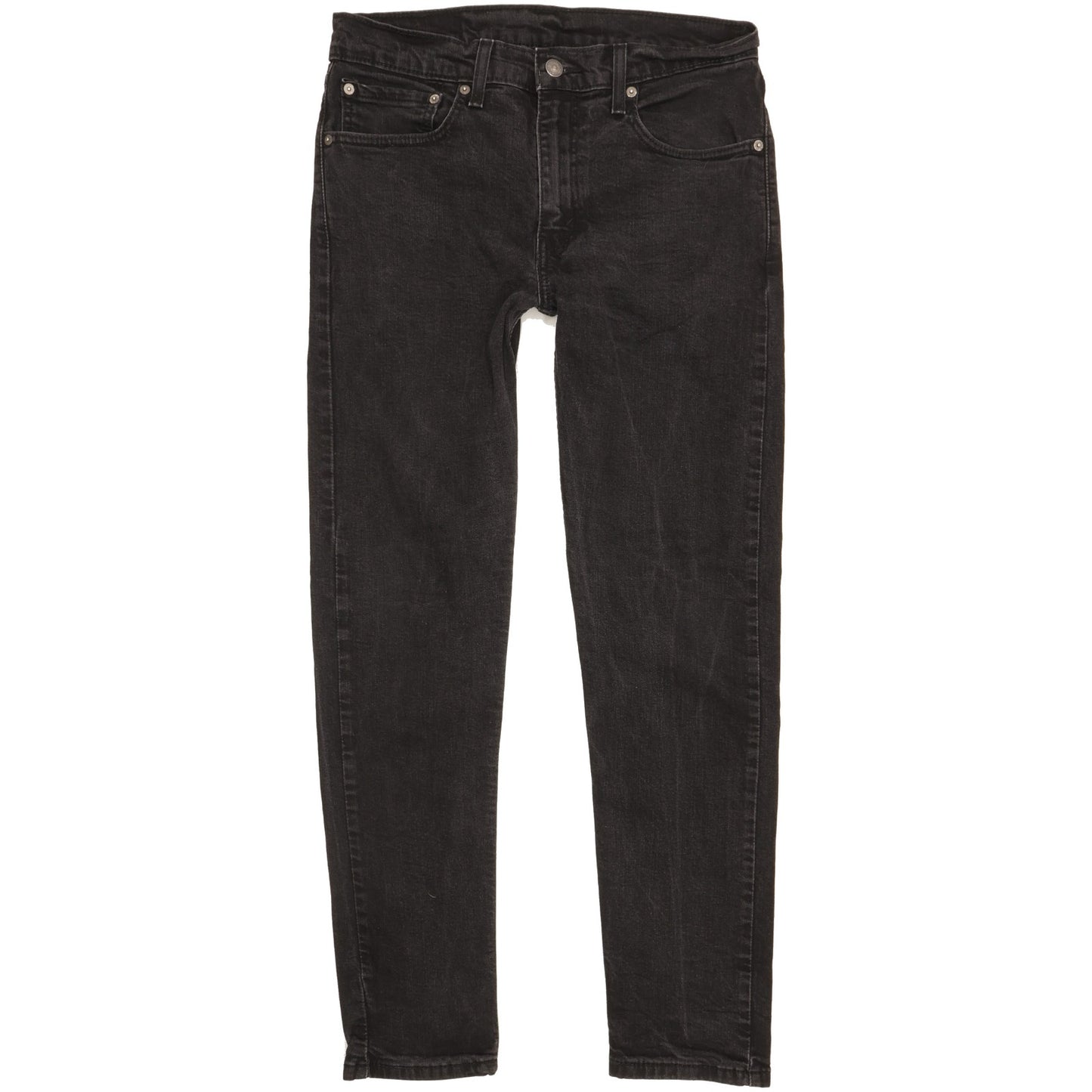 Levi's 512 Men Black Tapered Slim Stretch Jeans W32 L29