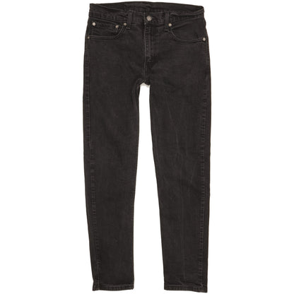 Levi's 512 Men Black Tapered Slim Stretch Jeans W32 L29