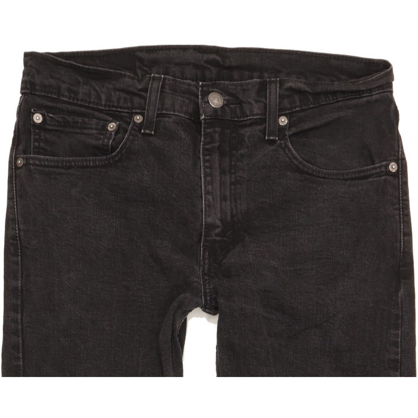 Levi's 512 Men Black Tapered Slim Stretch Jeans W32 L29