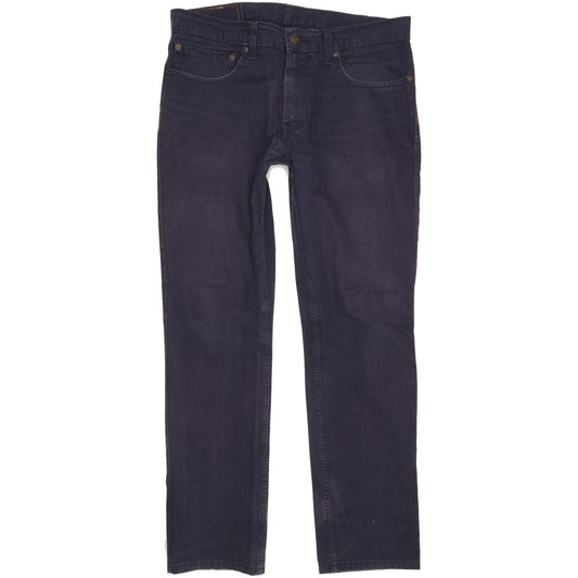 Levi's 511 Men Navy Straight Slim Stretch Jeans W34 L31