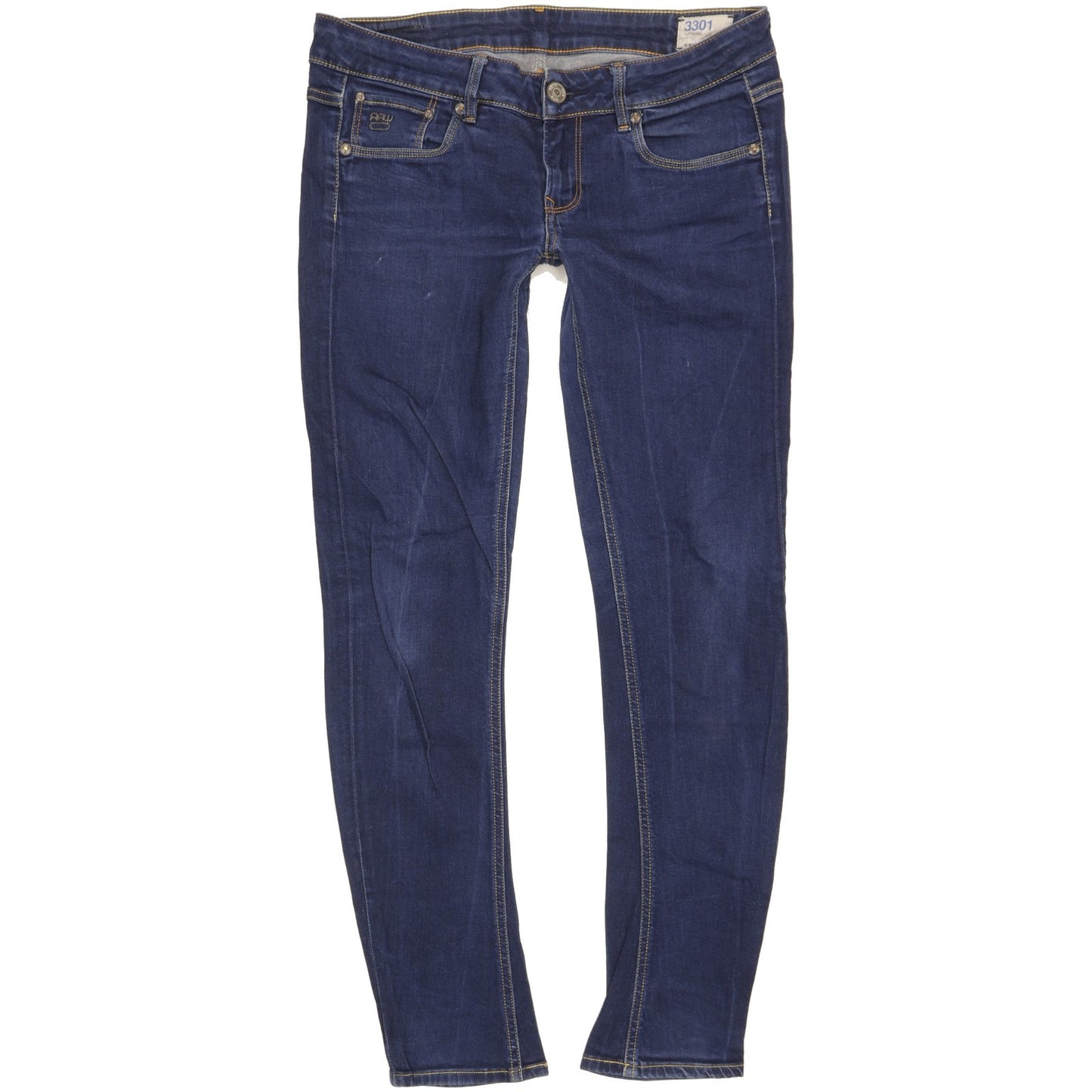 G-Star 3301 Women Blue Skinny Slim Stretch Jeans W30 L30