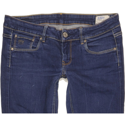 G-Star 3301 Women Blue Skinny Slim Stretch Jeans W30 L30