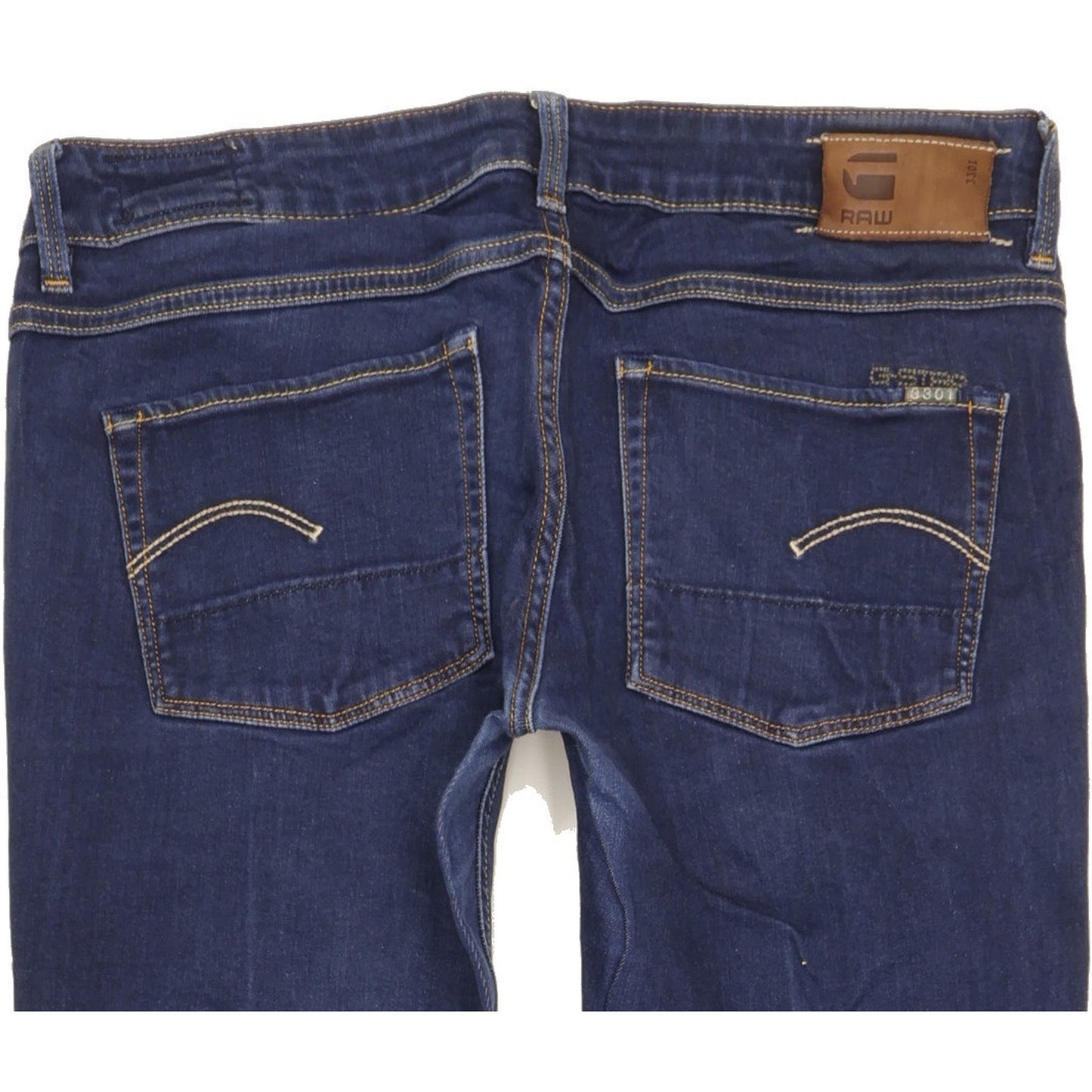 G-Star 3301 Women Blue Skinny Slim Stretch Jeans W30 L30