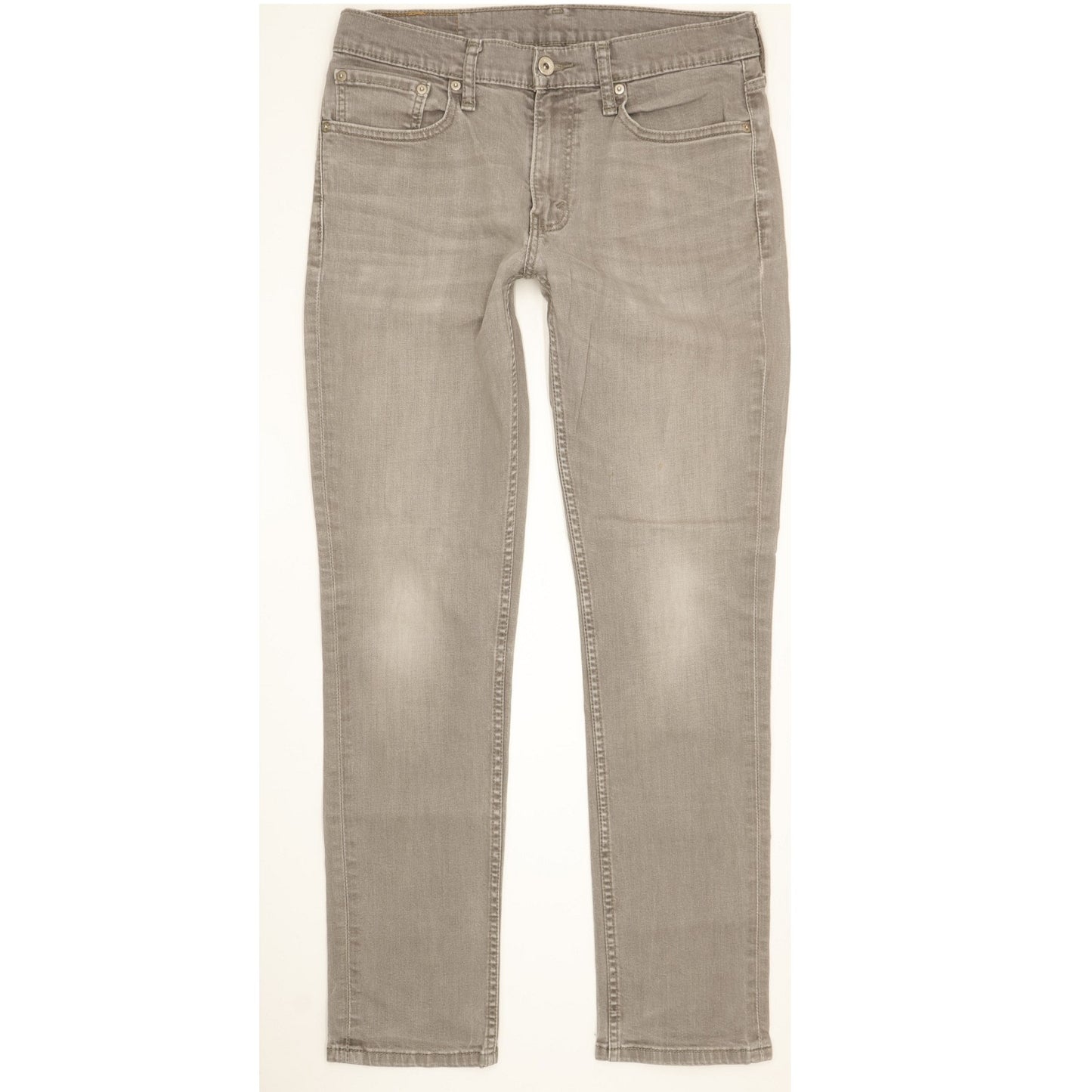 Levi's 511 Men Grey Straight Slim Stretch Jeans W32 L31