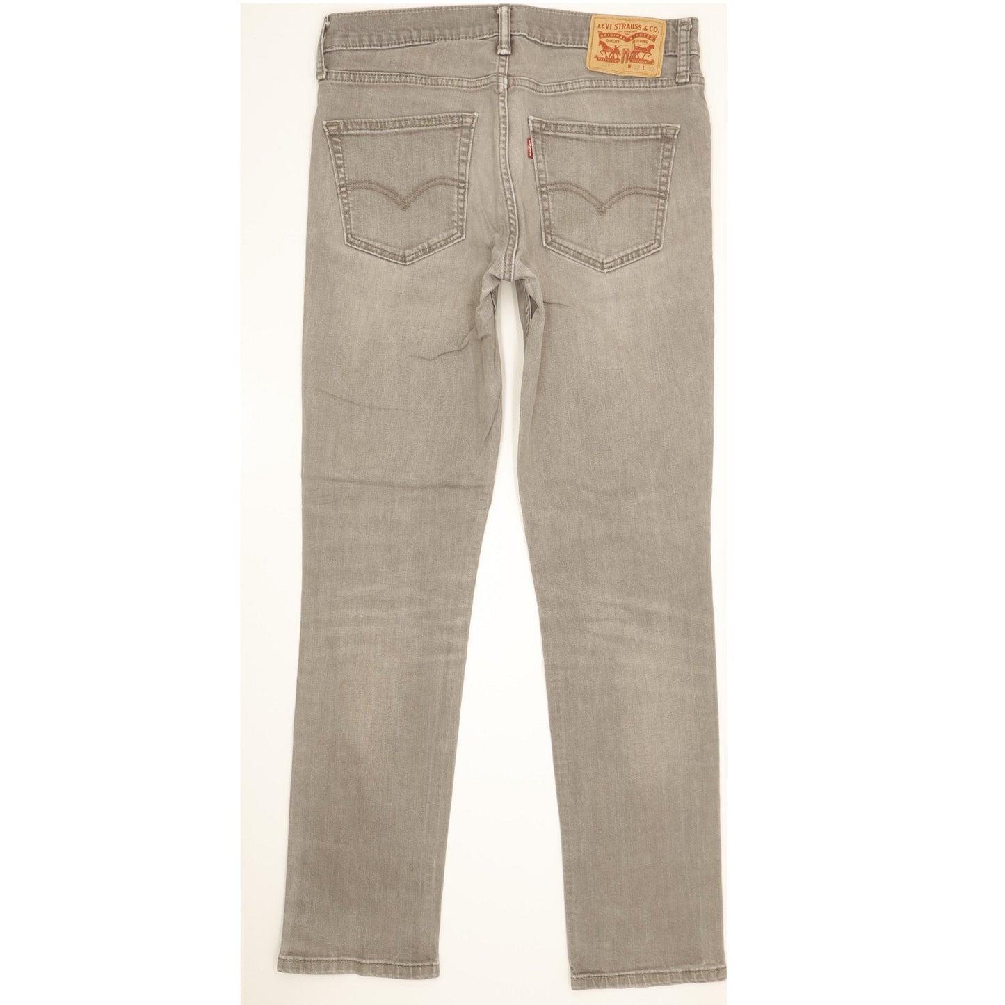 Levi's 511 Men Grey Straight Slim Stretch Jeans W32 L31