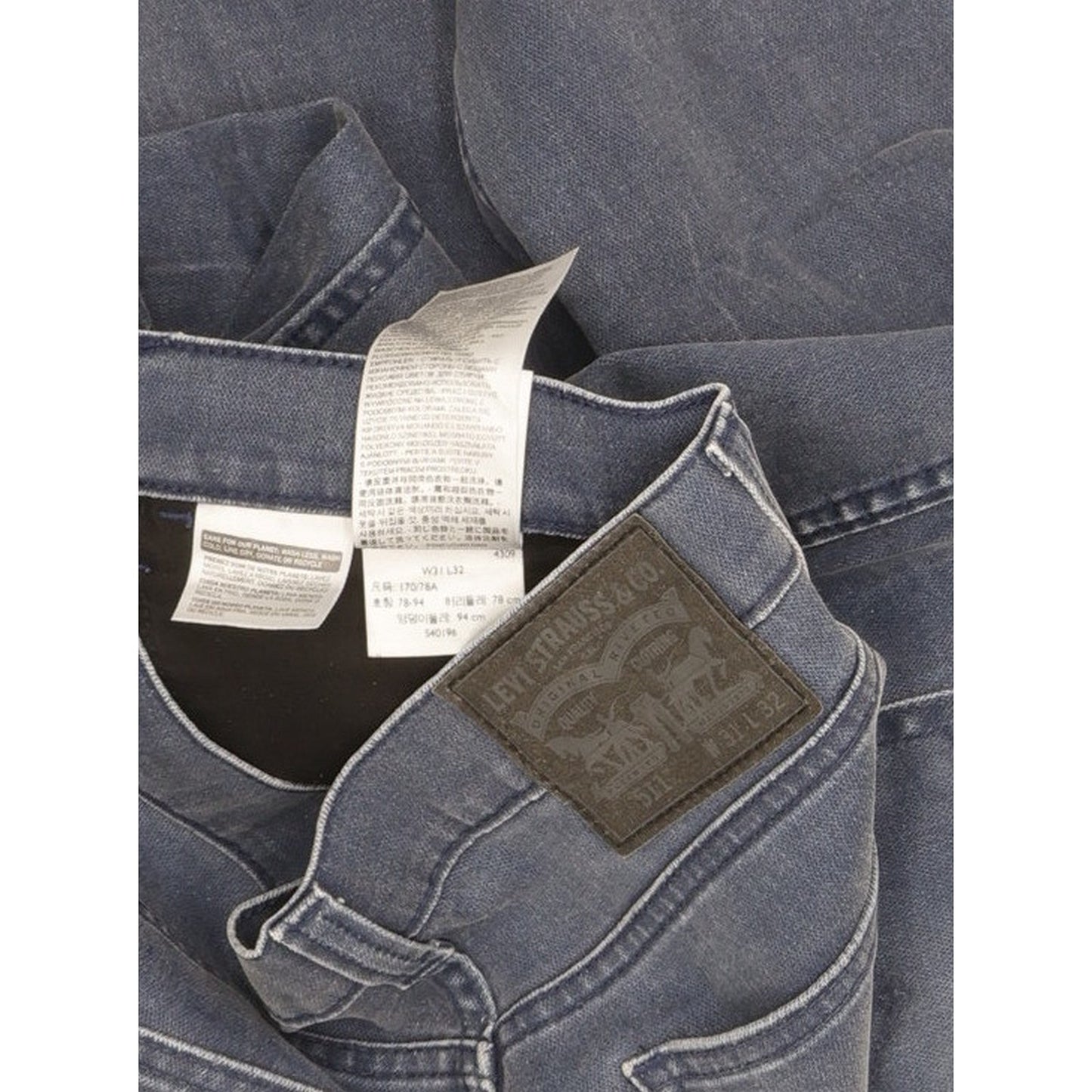 Levi's 511 Men Blue Straight Slim Stretch Jeans W31 L31