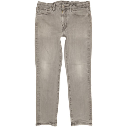 Levi's 511 Men Grey Straight Slim Stretch Jeans W35 L29