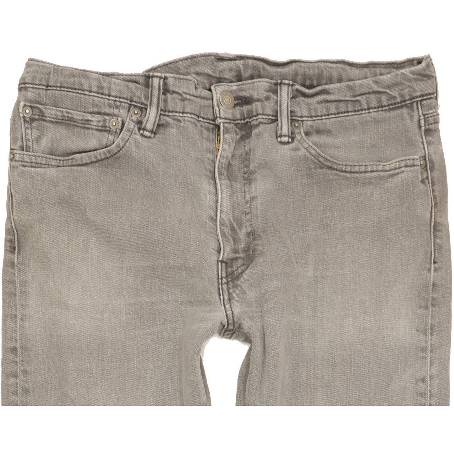 Levi's 511 Men Grey Straight Slim Stretch Jeans W35 L29